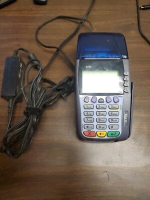 VeriFone Omni 3750 Credit Card Terminal Reader Works Power Cord  - Image 1 of 2