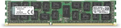 KINGSTON 64GB (4x16GB) PC3-12800R 1600MHz DDR3 ECC Registered Memory KVR16R11D4 - Image 1 of 4