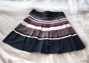 H&M HORIZONTAL STRIPE COTTON SKIRT SIZE 12 - Picture 1 of 7