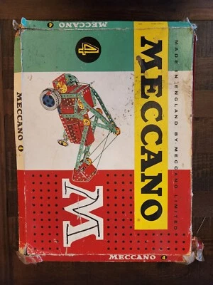 mecano erector set 4 antiguo  Foto 1 de 4