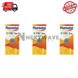 3 X Pharmaton Kiddi CL Syrup 100ml Multivitamin with Lysine & Calcium - Picture 1 of 7