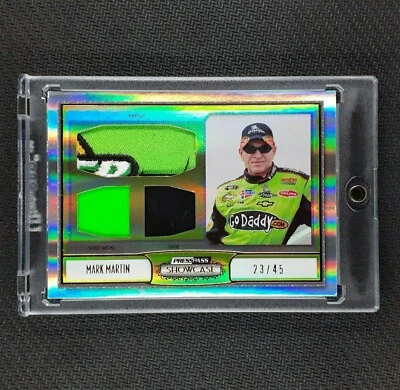 2011 Press Pass Showcase Masterpieces Mark Martin /45 NASCAR Patch Race Used! - Image 1 of 2
