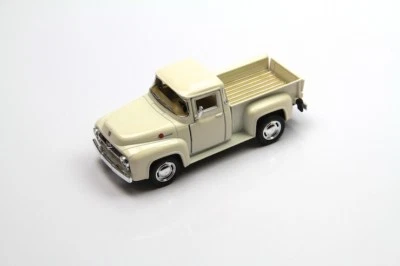 5" Kinsmart 1956 Ford F-100 Pickup Truck Diecast Model Toy Car 1:38 White - Image 1 of 4