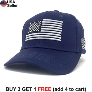 US Tactical American Flag Cap Hat USA Armed Military Patriotic Trucker Political - Picture 1 of 28