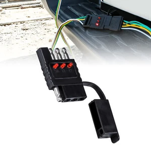 4-Pin Flat Trailer Wiring Tester for Light Wire Circuit Continuity Test - Foto 1 di 8