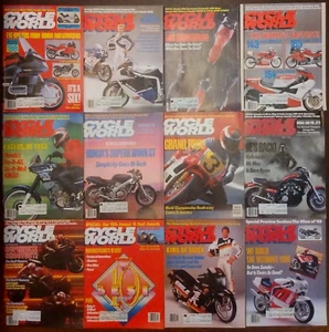 Lot of 12 x Cycle World Motorcycle Magazines Jan-Dec 1988 - Picture 1 of 1