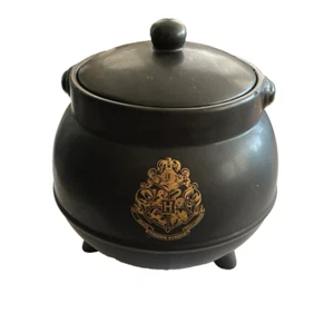 Harry Potter Ceramic Cauldron Cookie Jar 7" Tall X 9" Wide Se7en20 - Picture 1 of 10