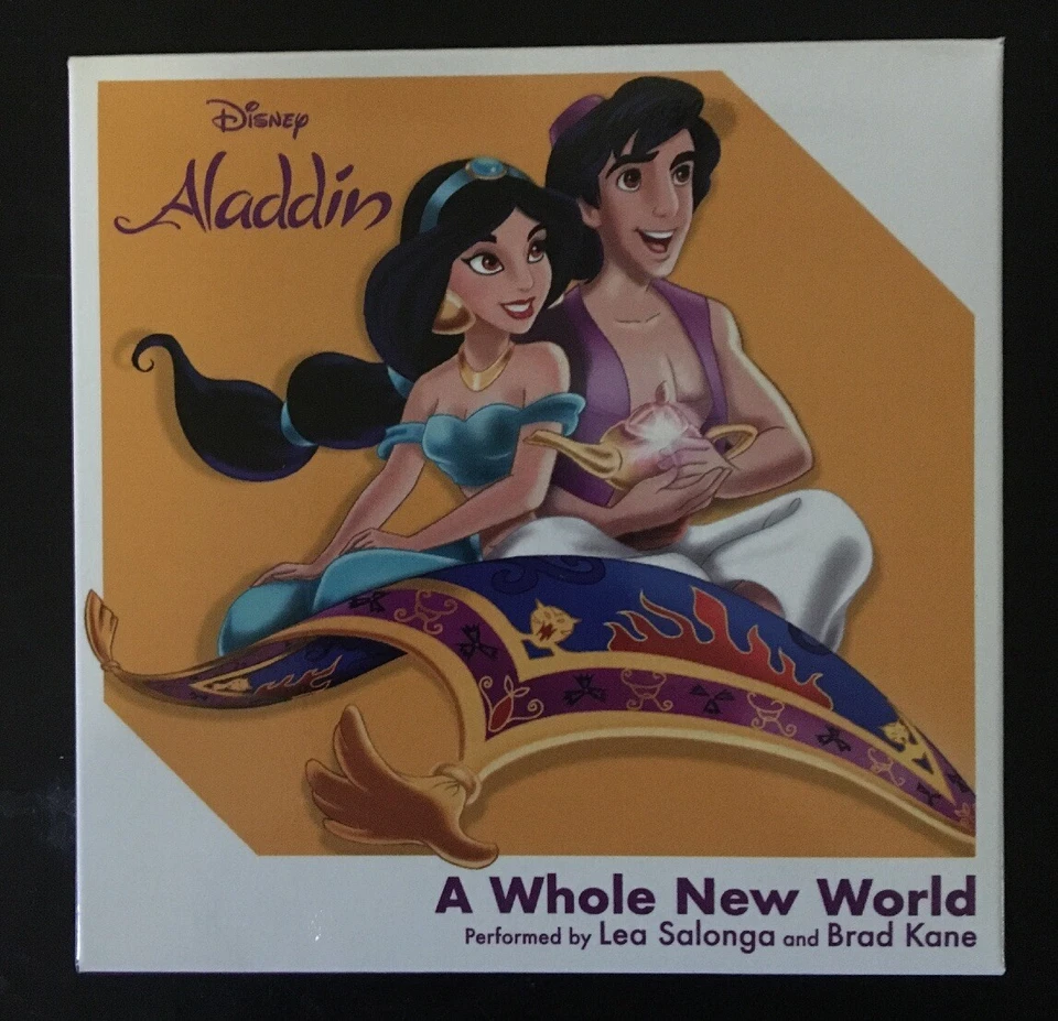 RSD Disney Aladdin 3" a Whole World Blue Color Vinyl 3-inch Rsd3 2019 Record
