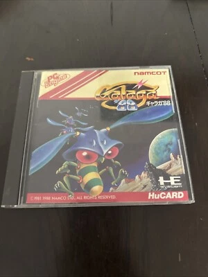 Galaga 88 Hue Card with Manual  Tested and Working - Image 1 of 4