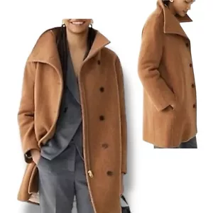 J Crew Mantel 16 braun Wollmischung Nello Gori Villa italienisches Stadiontuch camel - Bild 1 von 14