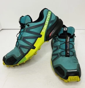 Salomon Speedcross 4 Damen-Traillaufschuhe Wandern Größe US 8,5 türkis gebraucht, in einwandfreiem Zustand - Bild 1 von 11