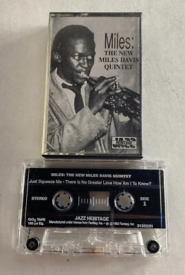 Miles: The New Miles Davis Quintet Cassette 1982 313322H - Image 1 of 3