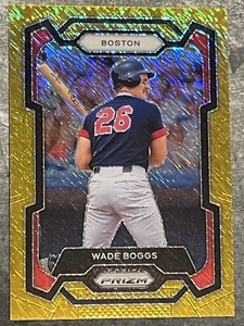 2024 Panini Gold Shimmer Prizm FOTL Wade Boggs /7 - Picture 1 of 11