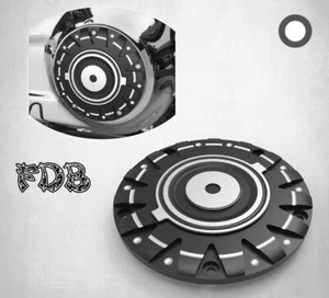 Fit H-D 2009-2019 TRIKE Smashing Gear Contrast Cut Derby Cover - Bild 1 von 6