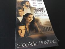 Goodwill Hunting VHS Tape