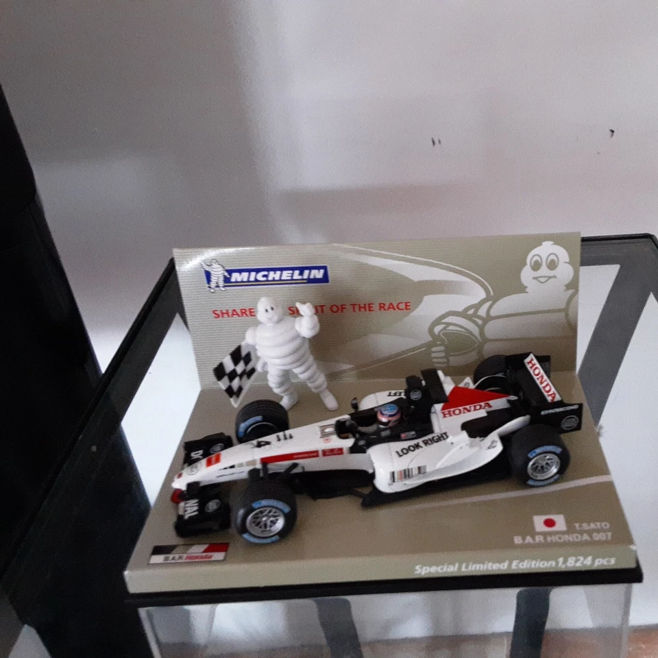F1 1/43 BAR HONDA 007 Edition Limitee 1824  pieces TAKUMA SATO - Photo 1/4