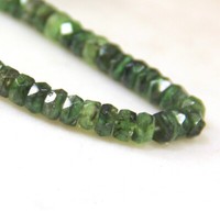 9x12mm Vintage Lime Green Flat Oval Czech Glass Beads GCG107