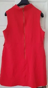 WOMENS - Orange/Red "Mod" Dress - Picture 1 of 2