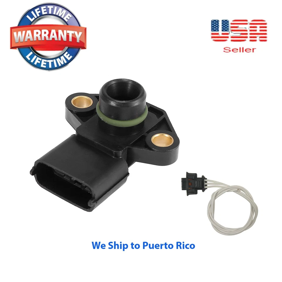 Intake Manifold Sensor MAP + CONNECTOR for Hyundai Azera Genesis Santa Fe Sonata - Image 1 of 3