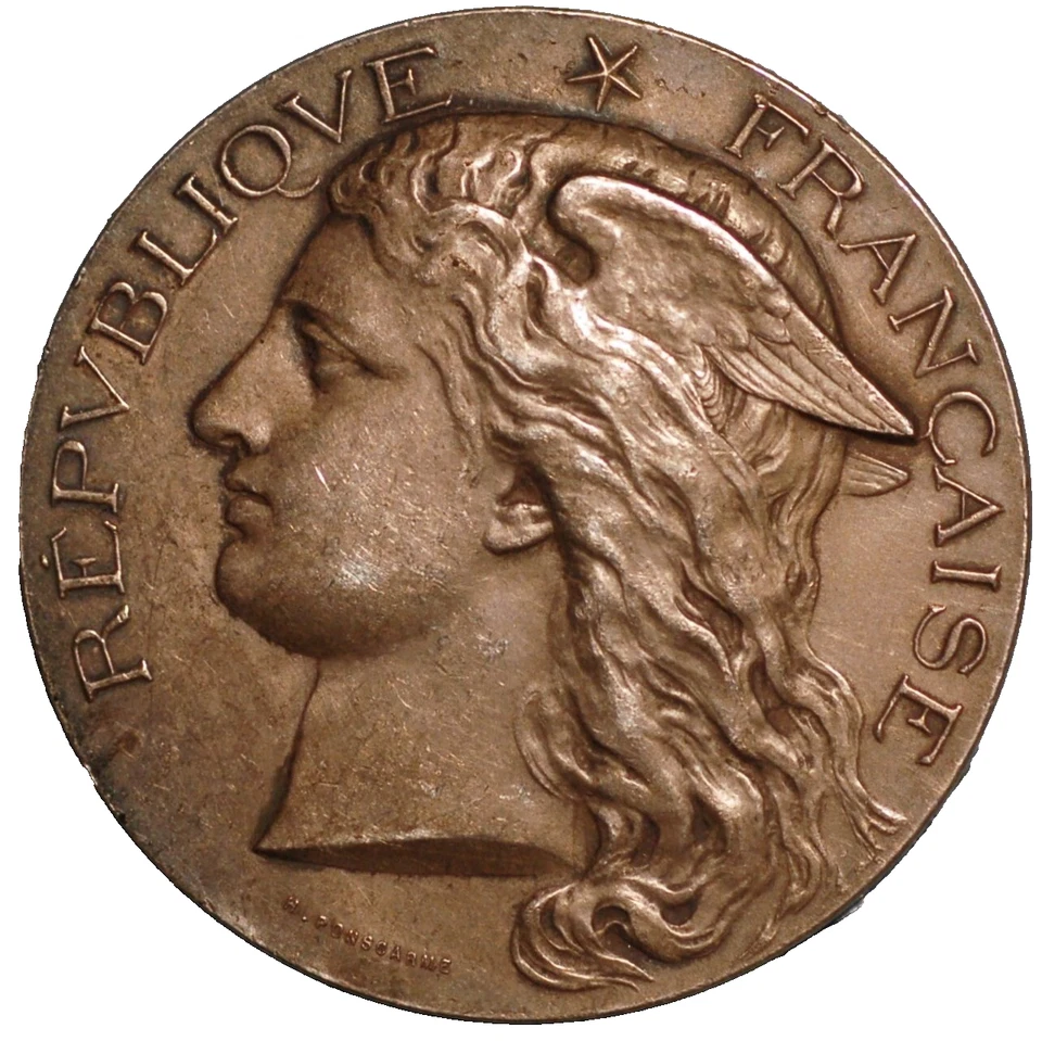 Medalla Francia Pequeño Concurso Agrícola Premio 1899 Foto 1 de 2