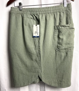 Pantalones cortos Time & Tru TS con cordón para mujer talla 3X (24W/26W) verde B*J - Imagen 1 de 4
