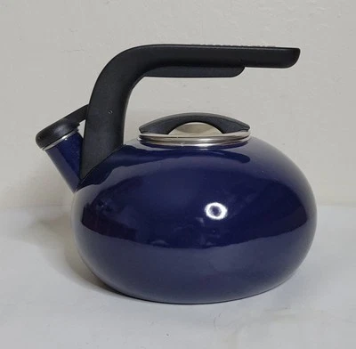 KitchenAid Stovetop Kettle 2qt Stainless Steel Navy Blue Enamel - Image 1 of 4