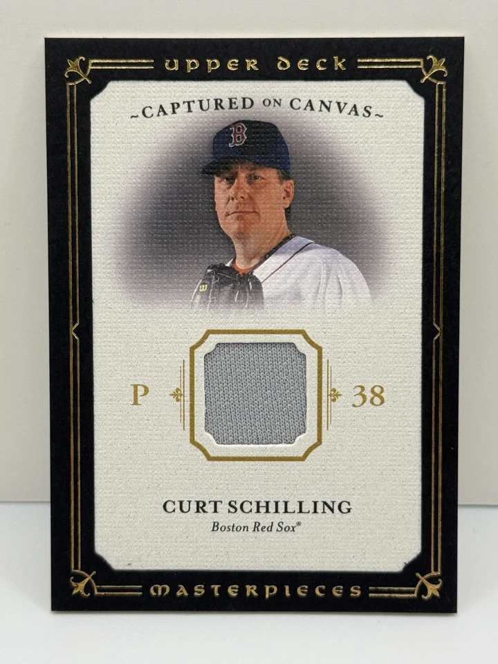2008 Upper Deck Masterpieces Captured on Canvas Curt Schilling #CC-SC - Image 1 of 2
