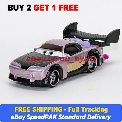 Mattel Disney Pixar Cars Boost with Flames 1:55 Diecast Car Toys, New Loose - image 1 of 4