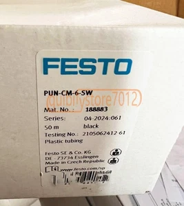 1PCS NEW FESTO plastic Tube PUN-CM-6-SW 188883 50M - Picture 1 of 2