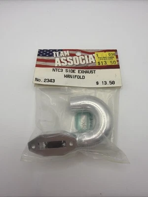 Team Associated ASC 2343 Nitro TC3 Side Exhaust Manifold 1/10 RC Car Parts B89 - Image 1 of 2