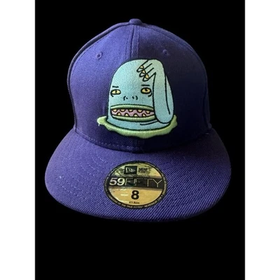 Gorra MISHKA 7 3/8 59Fifty NUEVA ERA púrpura ajustada difícil de encontrar bordada Foto 1 de 4