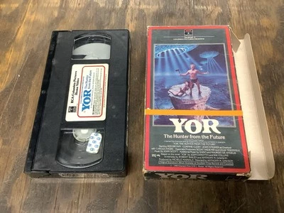 VHS 1983 Double Flap Box Yor, the Hunter From the Future Action Sci-Fi Movie - Image 1 of 4