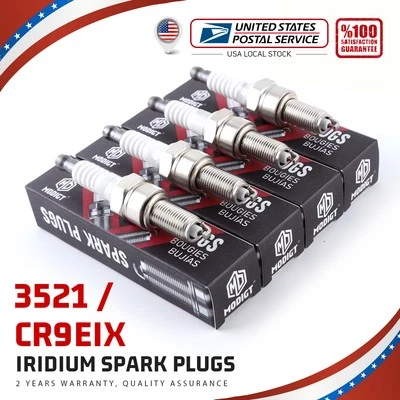4PCS Iridium Spark Plugs For SUZUKI GSXR750 GSXR600 GSXR1100 GSXR1300 HAYABUSA - Image 1 of 4