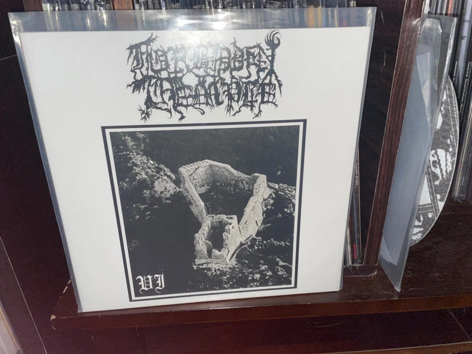 Forbidden temple demo L Perverted ceremony Beherit Samael  Mortuary drape - Image 1 of 1