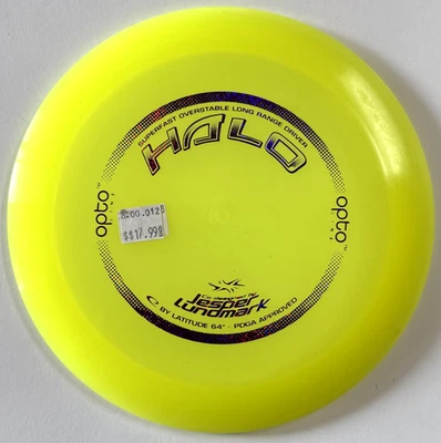 Latitude 64 Opto Like Halo Jesper-Lundmark 175g Dayglow Disc Golf Rare New - Image 1 of 3