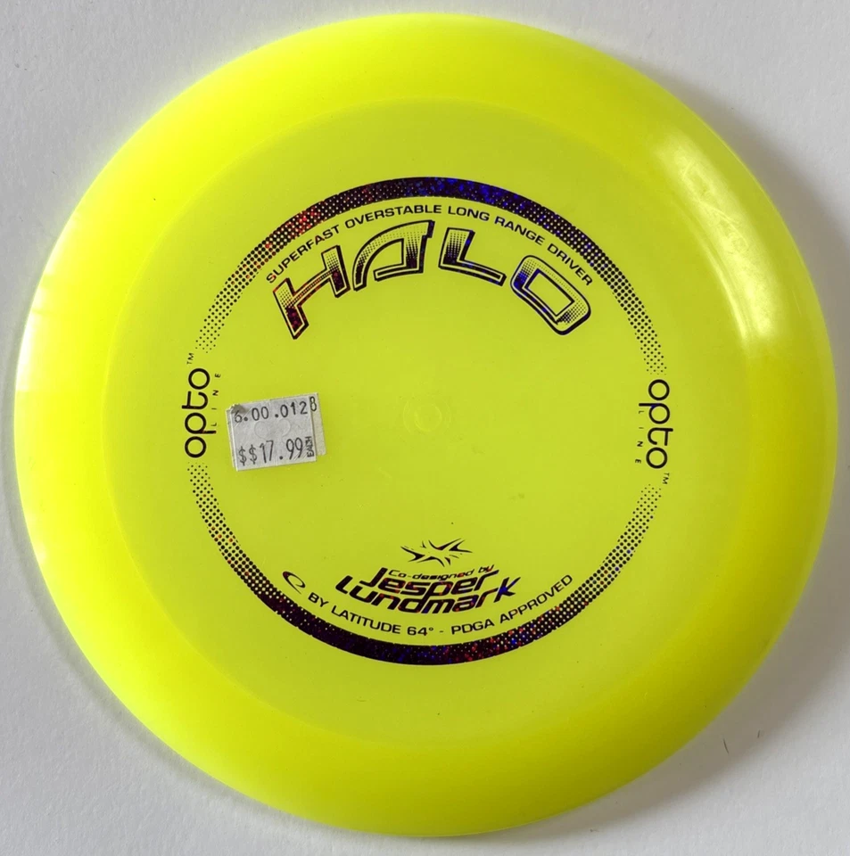 Latitude 64 Opto Like Halo Jesper-Lundmark 175g Dayglow Disc Golf Rare New - Image 1 of 3
