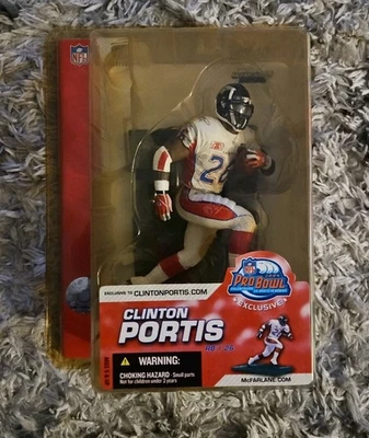 🔥 Figura McFarlane NFL Denver Broncos Clinton Portis #26 Pro Bowl 🔥 Foto 1 de 4