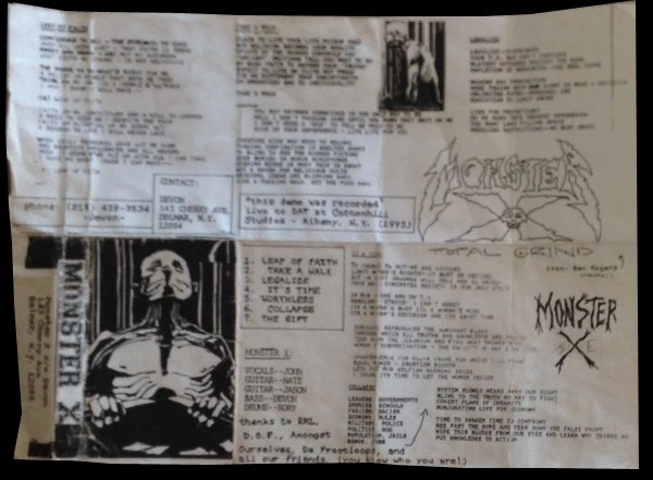 Monster X - Demo 93 MC #G129204 - Bild 1 von 1