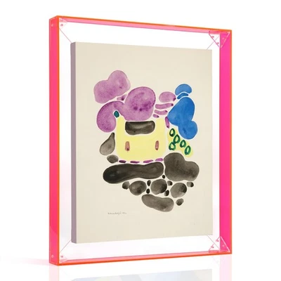 Marco de lona flotante para impresiones artísticas de 20x24, marco flotante acrílico neón para ab... Foto 1 de 4