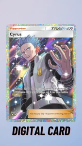 Cyrus Full Art Space-Time Smackdown Pokemon TCG Pocket Trade 2 Star ⭐⭐ (English) - Picture 1 of 1