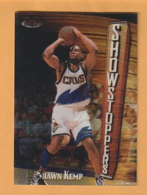 Shawn Kemp Cleveland Cavaliers 1997-98 Finest #241 Elkhart Indiana - Image 1 of 2