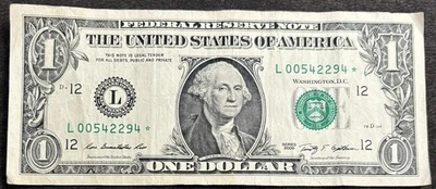 2009 San Francisco $1 Bill Star Note ⭐️ Double 00’s & 22’s Triple Pair Note - Image 1 of 2