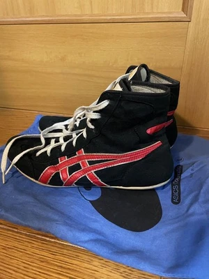 Zapatos de Boxeo de Lucha Asics Og EX-EO Modelo Antiguo TWR900 Negro Rojo US7 (25,0 cm) Foto 1 de 4