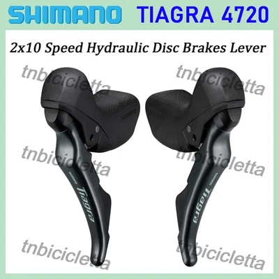 Palanca de freno de palanca de cambios hidráulica/mecánica Shimano Tiagra ST-4700 STI 2x10 velocidades Foto 1 de 2