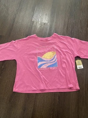 NUEVA Camisa Rosa Niñas Sunshine On My Mind Talla 3x O 22 Plus Por Thereabouts #18 Foto 1 de 4