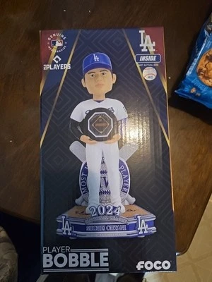New Shohei Ohtani Los Angeles Dodgers 2024 NL MVP FOCO Bobblehead /2017 - Image 1 of 4