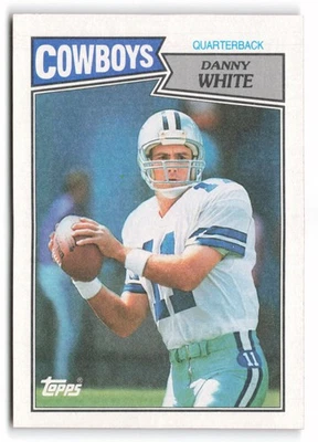 1987 Topps #261 Danny White Dallas Cowboys - Image 1 of 2