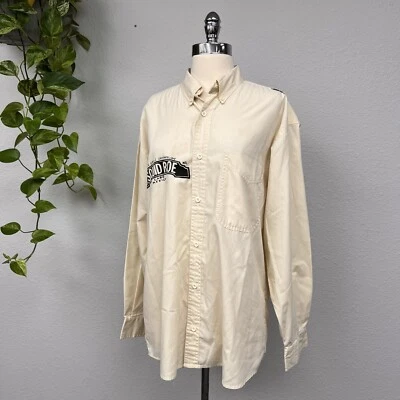 男式复古 Carlos'N Charlies el Squid Roe Cabo Grill 纽扣衬衫 尺寸 M — 第 1/4 张图片