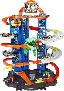 Hot Wheels GJL14 - City Robo-T-Rex, MEGAcity Parkgarage mit T-Rex Angriff - Bild 1 von 6