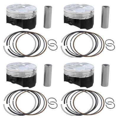 4 комплекта 65 мм поршневых и поршневых колец для Kawasaki Ninja ZX6 ZX600 ZZ-R600 1990-2006 - Изображение 1 из 2